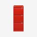 Bisley BS Filing Cabinet Cardinal Red 3 Drawer