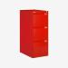 Bisley BS Filing Cabinet Cardinal Red 3 Drawer