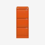 Bisley BS Filing Cabinet Bisley Orange 3 Drawer