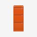 Bisley BS Filing Cabinet Bisley Orange 3 Drawer