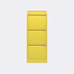 Bisley BS Filing Cabinet Yellow 3 Drawer