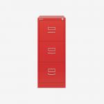Bisley BS Filing Cabinet Cardinal Red 3 Drawer