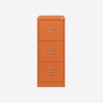 Bisley BS Filing Cabinet Bisley Orange 3 Drawer