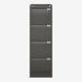 Bisley BS Filing Cabinet Anthracite Grey 4 Drawer