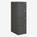 Bisley BS Filing Cabinet Anthracite Grey 4 Drawer