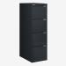 Bisley BS Filing Cabinet Black 4 Drawer