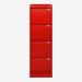 Bisley BS Filing Cabinet Cardinal Red 4 Drawer