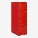 Bisley BS Filing Cabinet Cardinal Red 4 Drawer