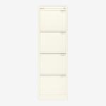 Bisley BS Filing Cabinet Traffic White 4 Drawer
