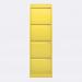 Bisley BS Filing Cabinet Yellow 4 Drawer