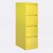 Bisley BS Filing Cabinet Yellow 4 Drawer