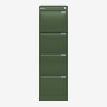 Bisley BS Filing Cabinet Olive Green 4 Drawer