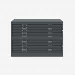 Bisley Plan File Anthracite Grey 10 Drawer
