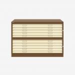 Bisley Plan File Coffee Cream 10 Drawer