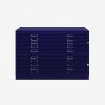 Bisley Plan File Oxford Blue 10 Drawer