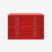 Bisley Plan File Cardinal Red 10 Drawer