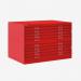 Bisley Plan File Cardinal Red 10 Drawer