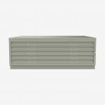Bisley Plan File Goose Grey 5 Drawer