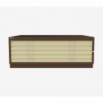 Bisley Plan File Coffee Cream 5 Drawer