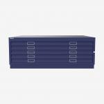 Bisley Plan File Oxford Blue 5 Drawer
