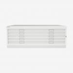 Bisley Plan File Traffic White 5 Drawer