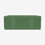 Bisley Plan File Olive Green 5 Drawer