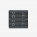 Bisley Plan File Anthracite Grey 10 Drawer