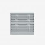 Bisley Plan File Bisley Silver 10 Drawer