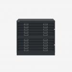 Bisley Plan File Black 10 Drawer