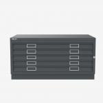 Bisley Plan File Anthracite Grey 5 Drawer