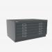 Bisley Plan File Anthracite Grey 5 Drawer