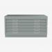 Bisley Plan File Bisley Silver 5 Drawer