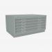 Bisley Plan File Bisley Silver 5 Drawer