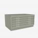 Bisley Plan File Goose Grey 5 Drawer