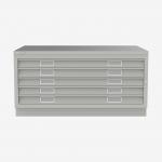 Bisley Plan File Light Grey 5 Drawer
