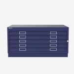 Bisley Plan File Oxford Blue 5 Drawer
