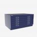 Bisley Plan File Oxford Blue 5 Drawer