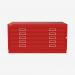 Bisley Plan File Cardinal Red 5 Drawer