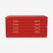 Bisley Plan File Cardinal Red 5 Drawer