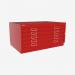 Bisley Plan File Cardinal Red 5 Drawer