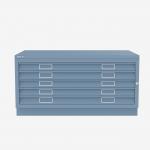 Bisley Plan File Bisley Blue 5 Drawer