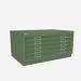 Bisley Plan File Olive Green 5 Drawer