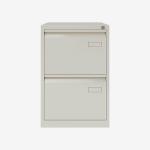 Bisley Volume Filer Light Grey 2 Drawer