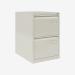 Bisley Volume Filer Light Grey 2 Drawer