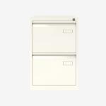 Bisley Volume Filer Traffic White 2 Drawer