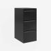 Bisley Volume Filer Black 3 Drawer