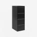Bisley Volume Filer Black 4 Drawer