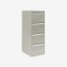 Bisley Volume Filer Goose Grey 4 Drawer