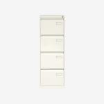 Bisley Volume Filer Traffic White 4 Drawer