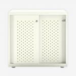 Bisley Glide with perforated doors Chalk
